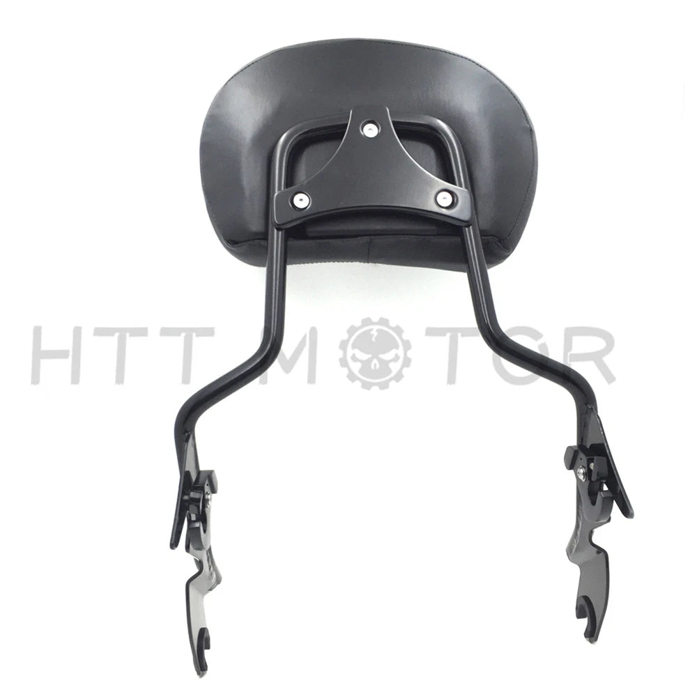 Black Backrest Sissy Bar for Harley Electra Glide Road King (2009–2021)