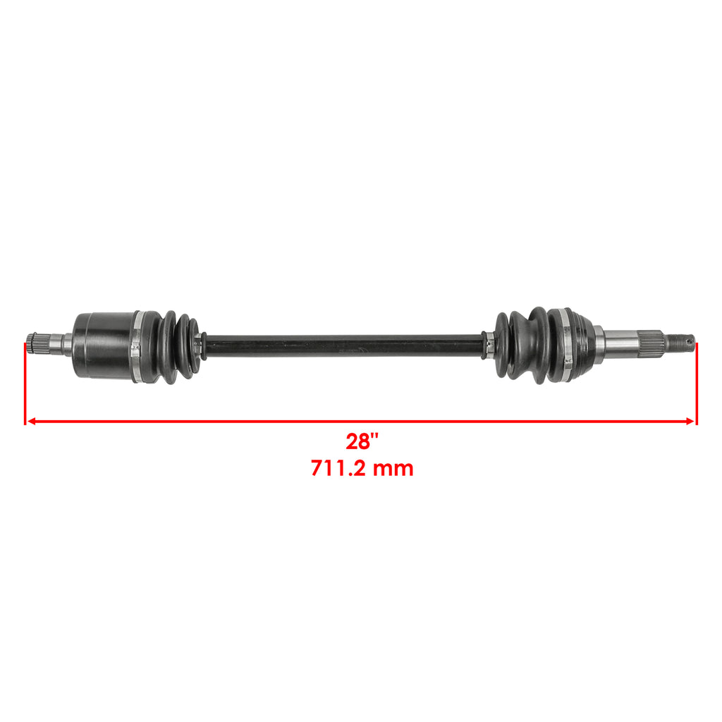 Caltric Front CV Axles Left Right for Can-Am Defender HD5 HD8 2017–2021