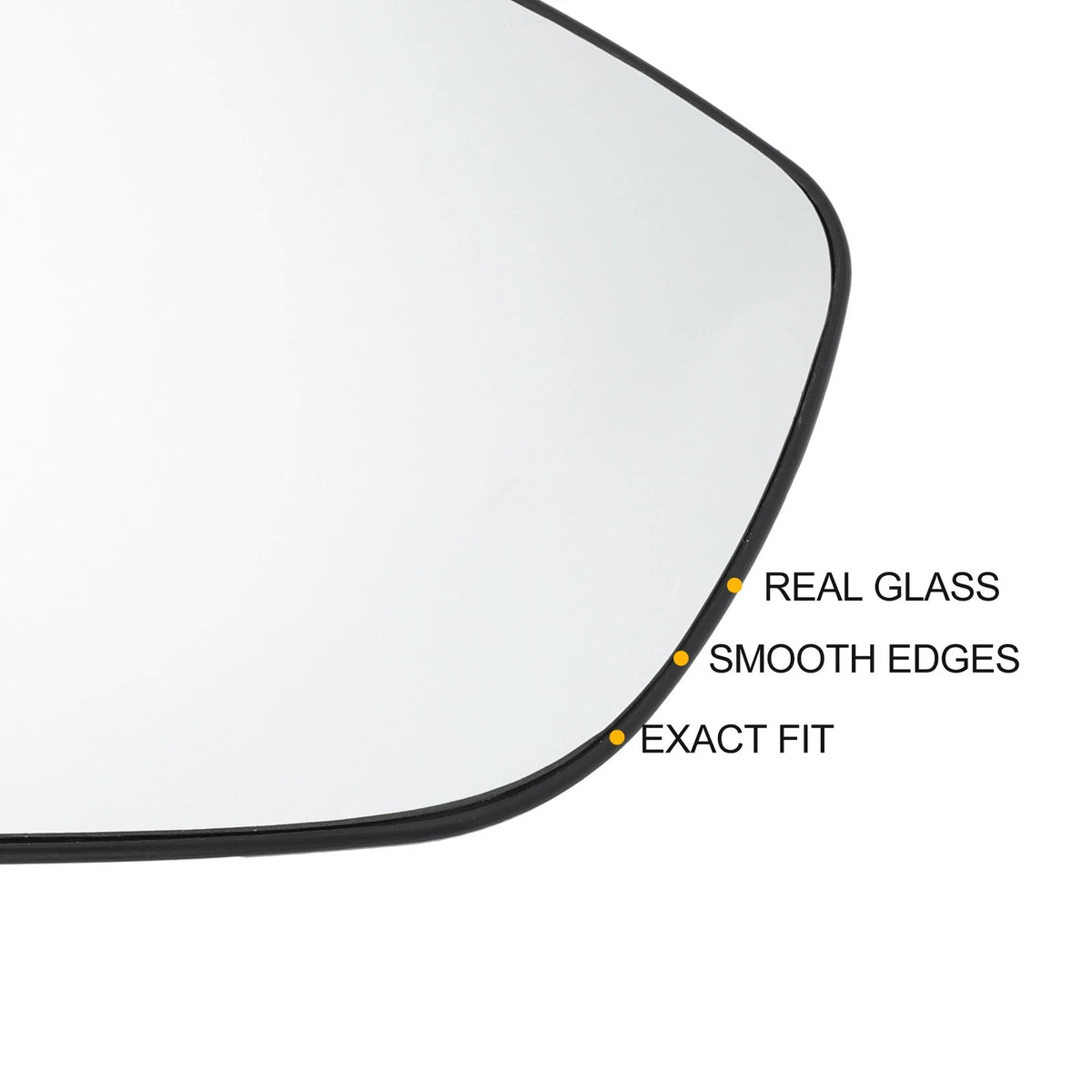 Left Side Heated White Mirror Glass for Citroen C4 Grand Picasso (2007–2013)