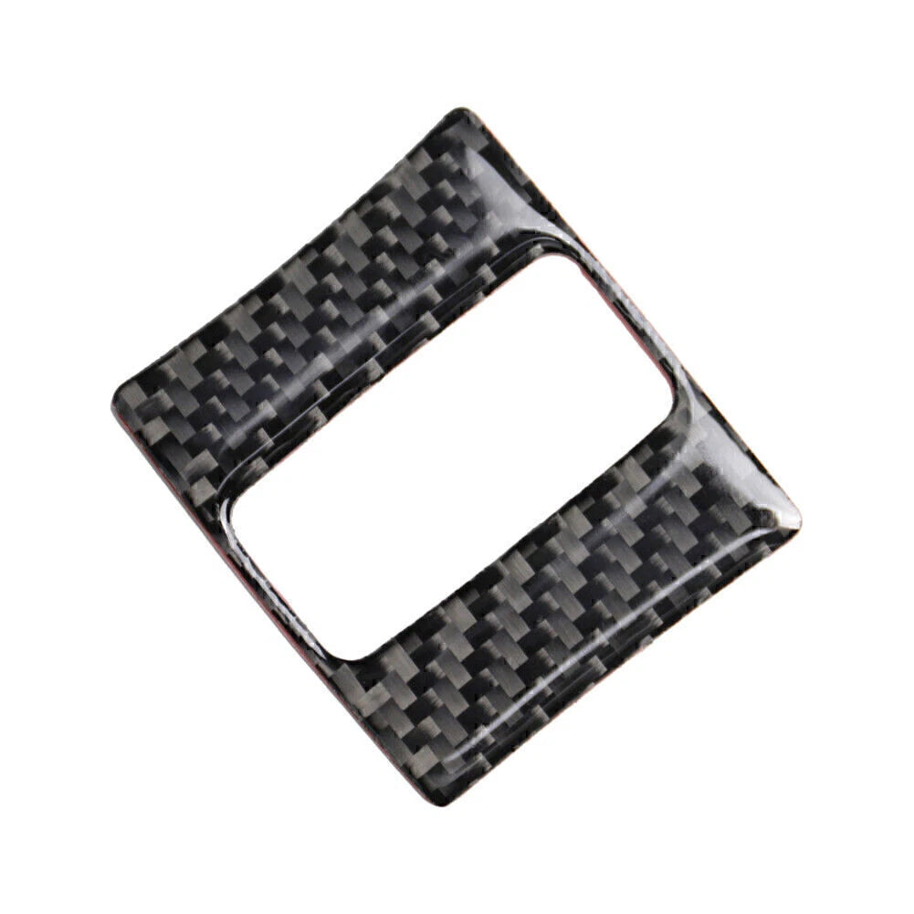 Carbon Fiber Interior Warning Lamp Button Trim for Mazda 3 Axela (2013–2018)