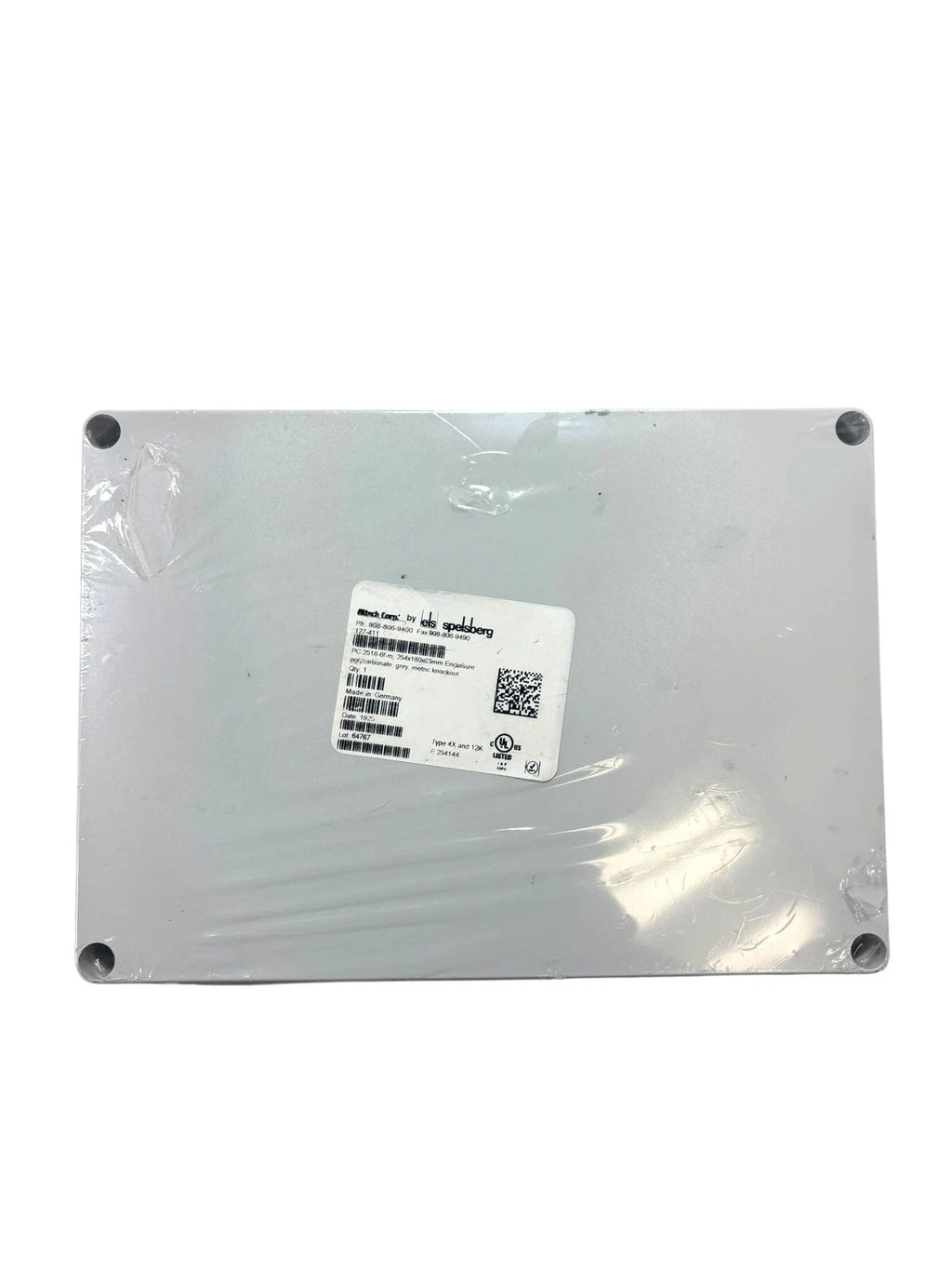 Enclosure for Altech PC 2518-6F-M (254x180x63mm, Polycarbonate, Grey)