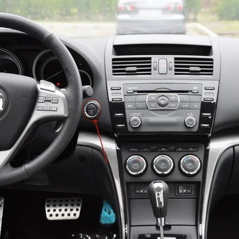 GS3L-66-3S0 Ignition Start Switch Button ABS Replacement for Mazda For GH 2.5L