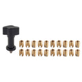 20pcs Batwing Fairing Brass Thread Inserts for Harley Touring (1997–2013)