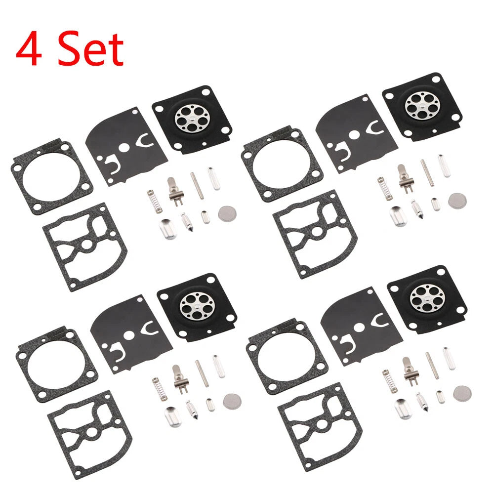 Set of 4 Carburetor Repair Kits for STIHL HS45 FS55 FS38 BG45 ZAMA RB-100