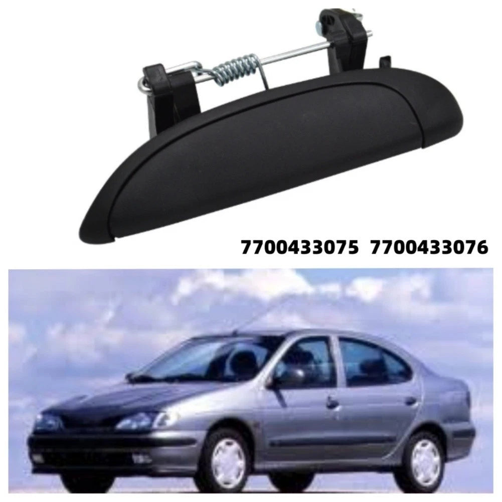 ABS Black Car Door Handle for Renault Megane (1996–2003) OEM 7700433076