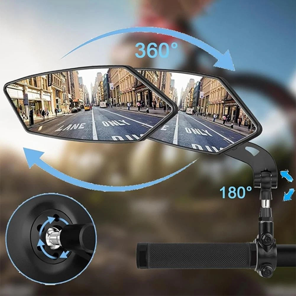 2X Adjustable Rearview Mirrors for Clear Visibility (2010–2023)