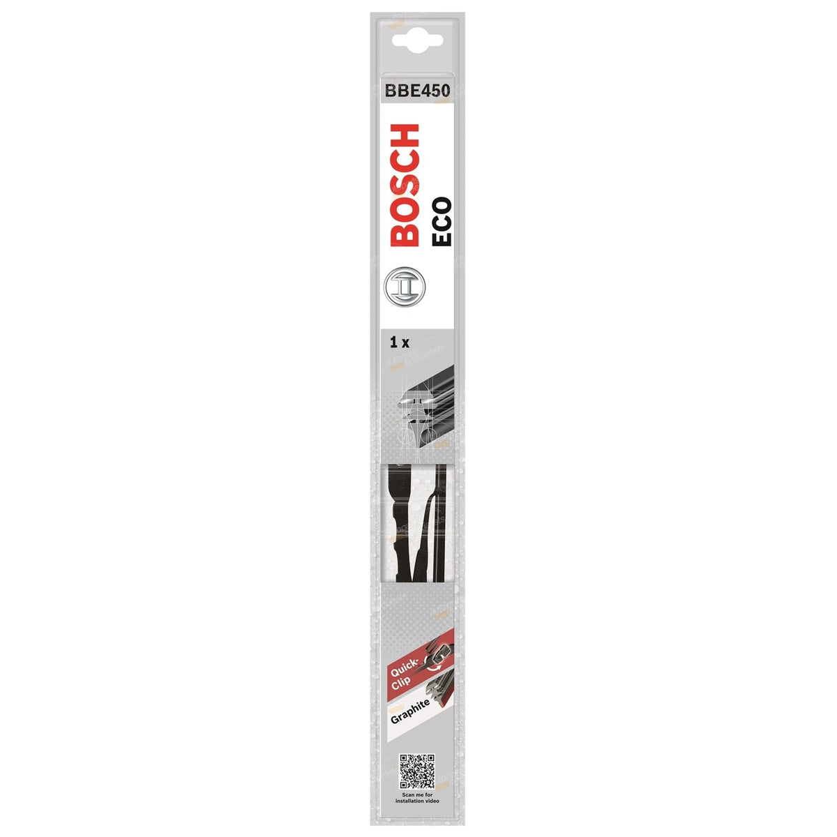Front Pair Bosch Eco Wiper Blades for Mitsubishi Mirage CE (1996–2003)