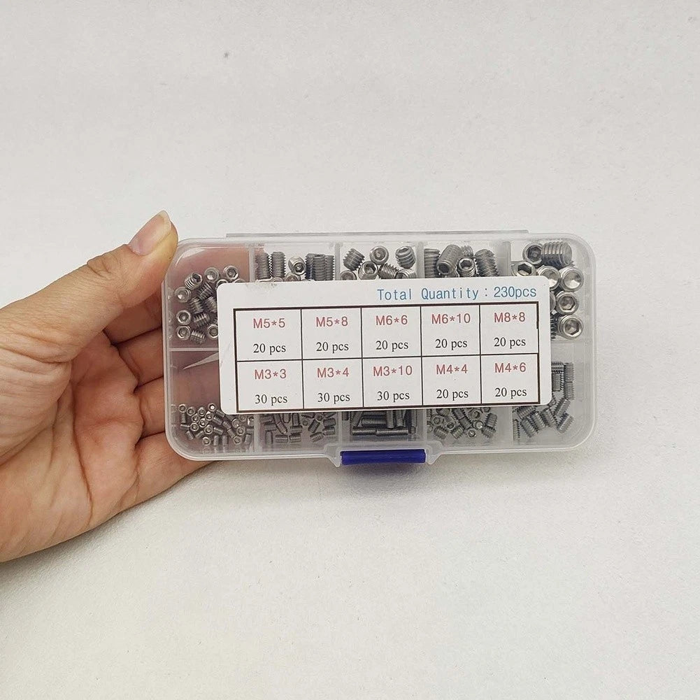 Headless Hex Screws for Convenient Storage Organization