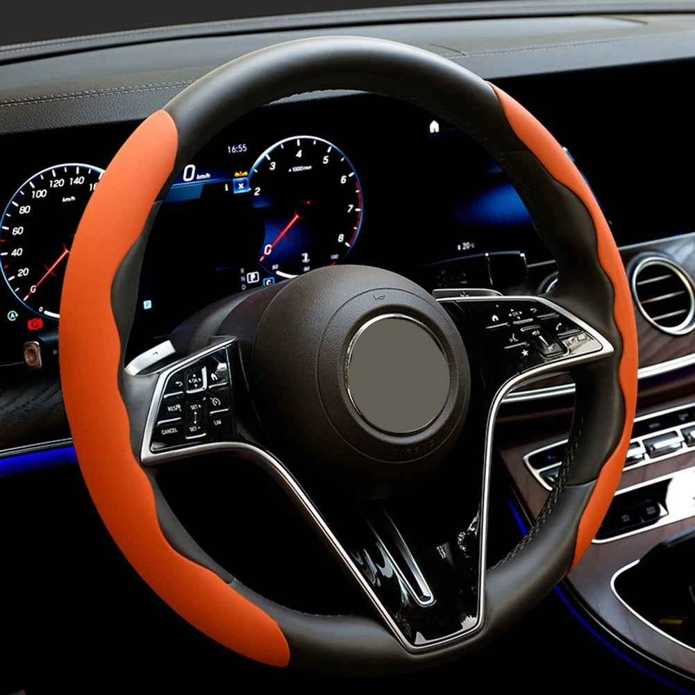 Car Steering Wheel Cover For All Season SoftFeel Sweat Absorbent Non Slip