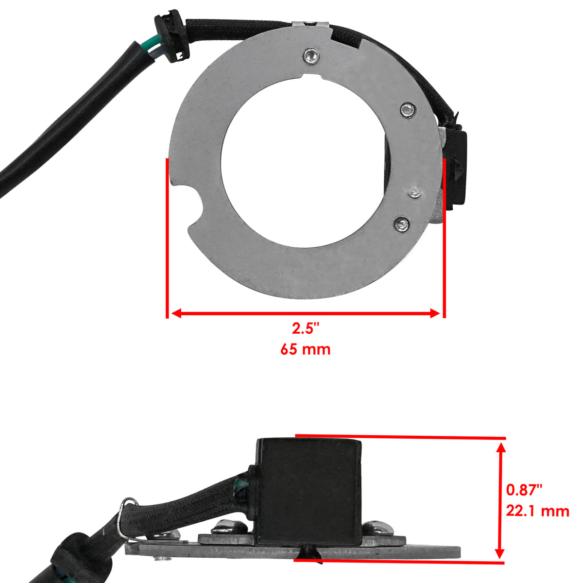 Stator Pickup Coil Gasket Replacement for Honda ATC185S ATC200 (1982–1986)