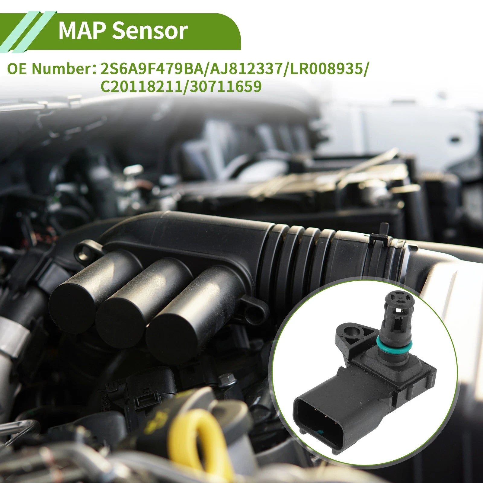 Manifold Absolute Pressure Sensor Replacement for Ford C-MAX 1.6 (2004–2007)