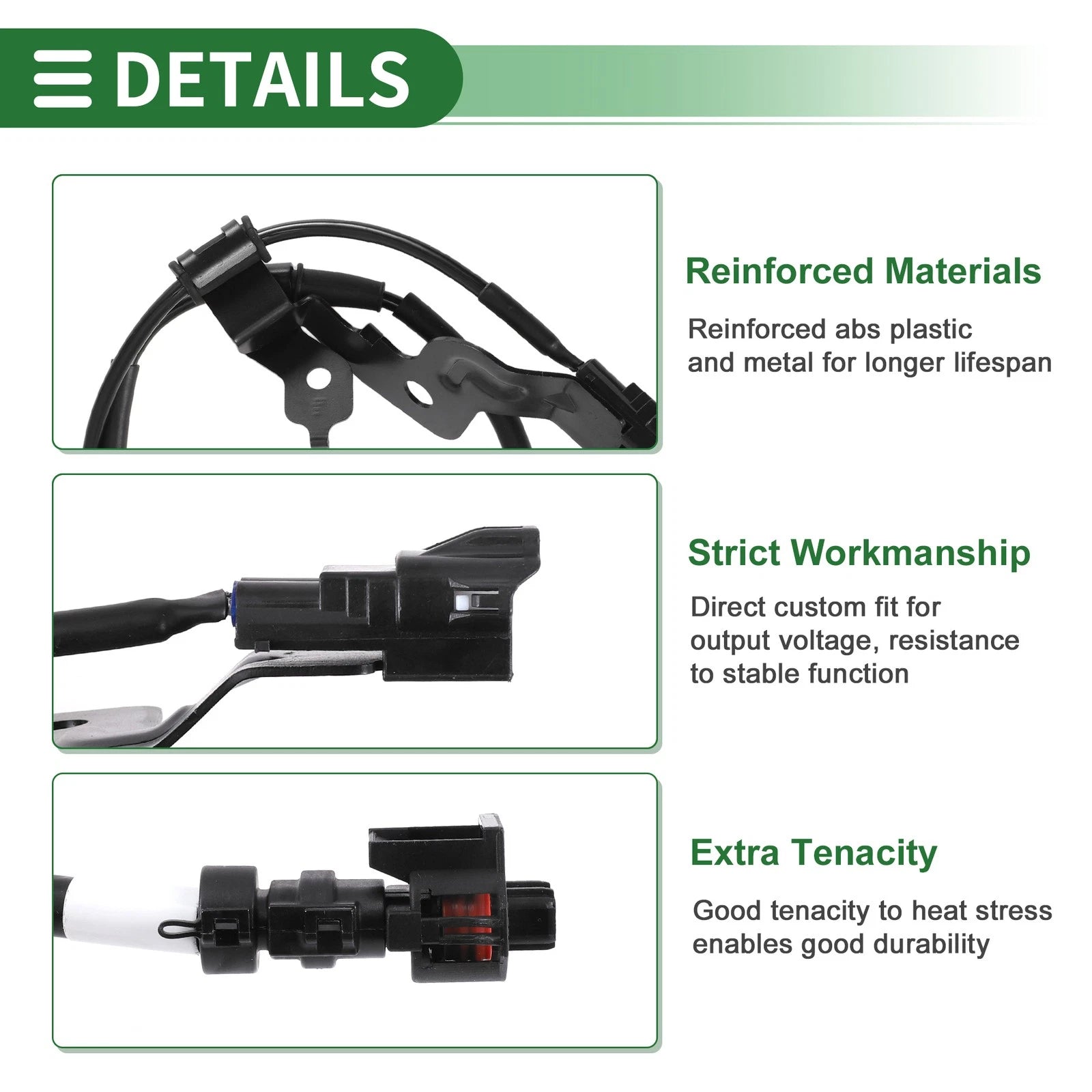 ABS Wheel Speed Sensor for Kia Sorento (2014–2017) No. 58950C0200, 91920C5000