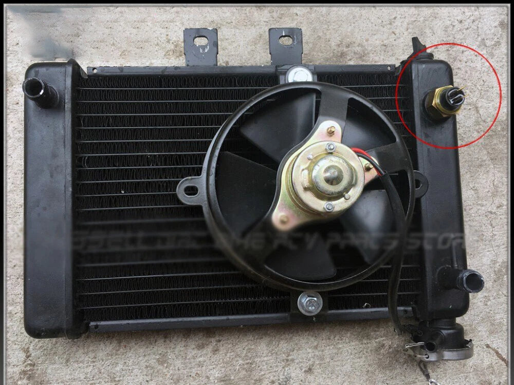 Radiator Fan Thermal Sensor Switch for 250cc ATV (Water Cooled)
