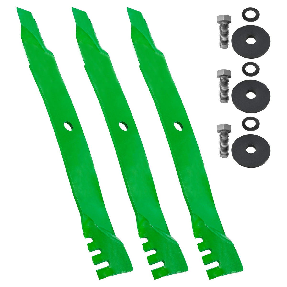 Deck Blade with Bolt Replacement for John Deere Z955M Z960M Z965M (2010–2018)
