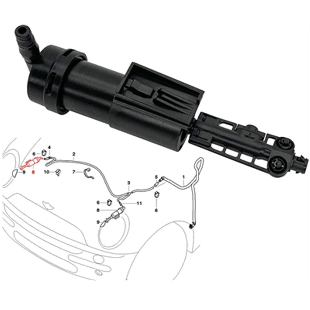 Right Headlight Washer Pump for Mini Cooper Hatchback S R50 R53 (2002–2006)