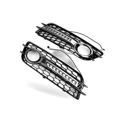 LED Flow Daytime Running Light Yellow Turn Signal Fog Light Frame for Honda (2009–2011)