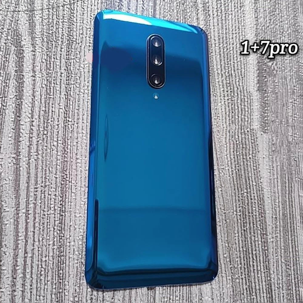 Battery Cover Case Back Door Glass With Camera Len Replacement For Oneplus 7 Pro