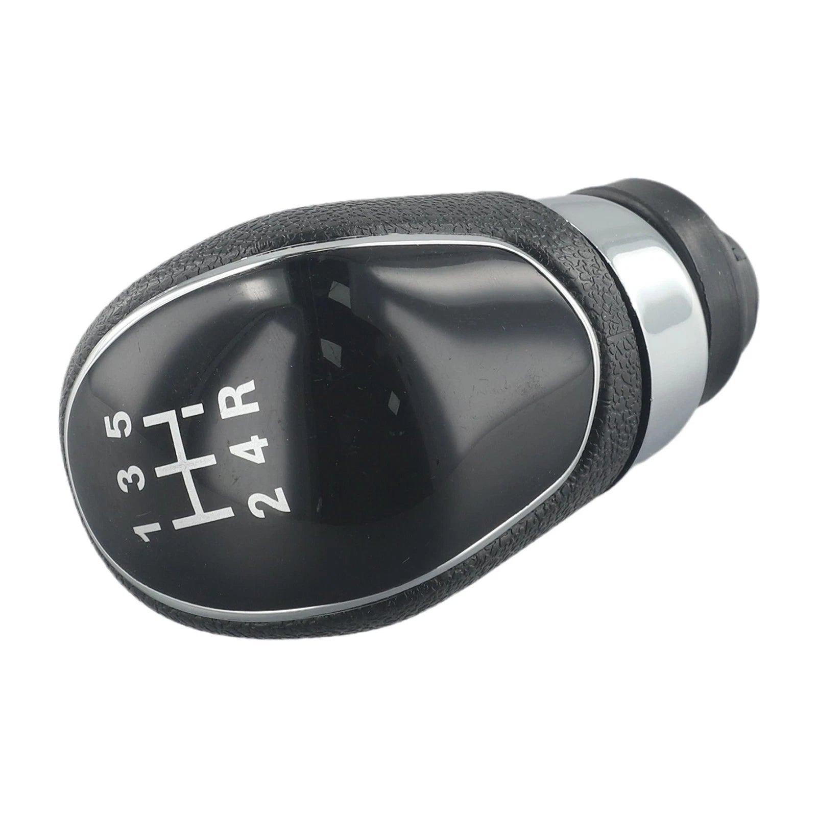 Shift Gear Knob for Car Components (Manual, Black, PU Leather)