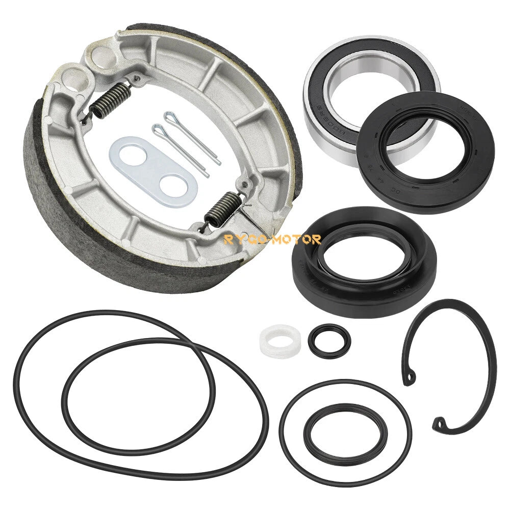 Rear Brake Drum Bearing Seal Shoe Pin Kit for Honda Rancher 420 TRX420 (2007–2013)