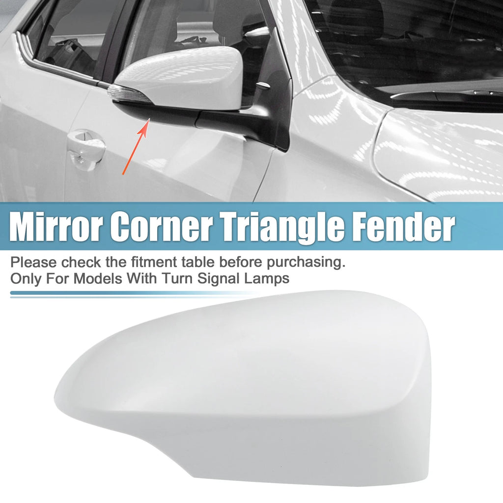 Unpainted Mirror Corner Triangle Cover Right Side for Toyota Corolla (2014–2017)