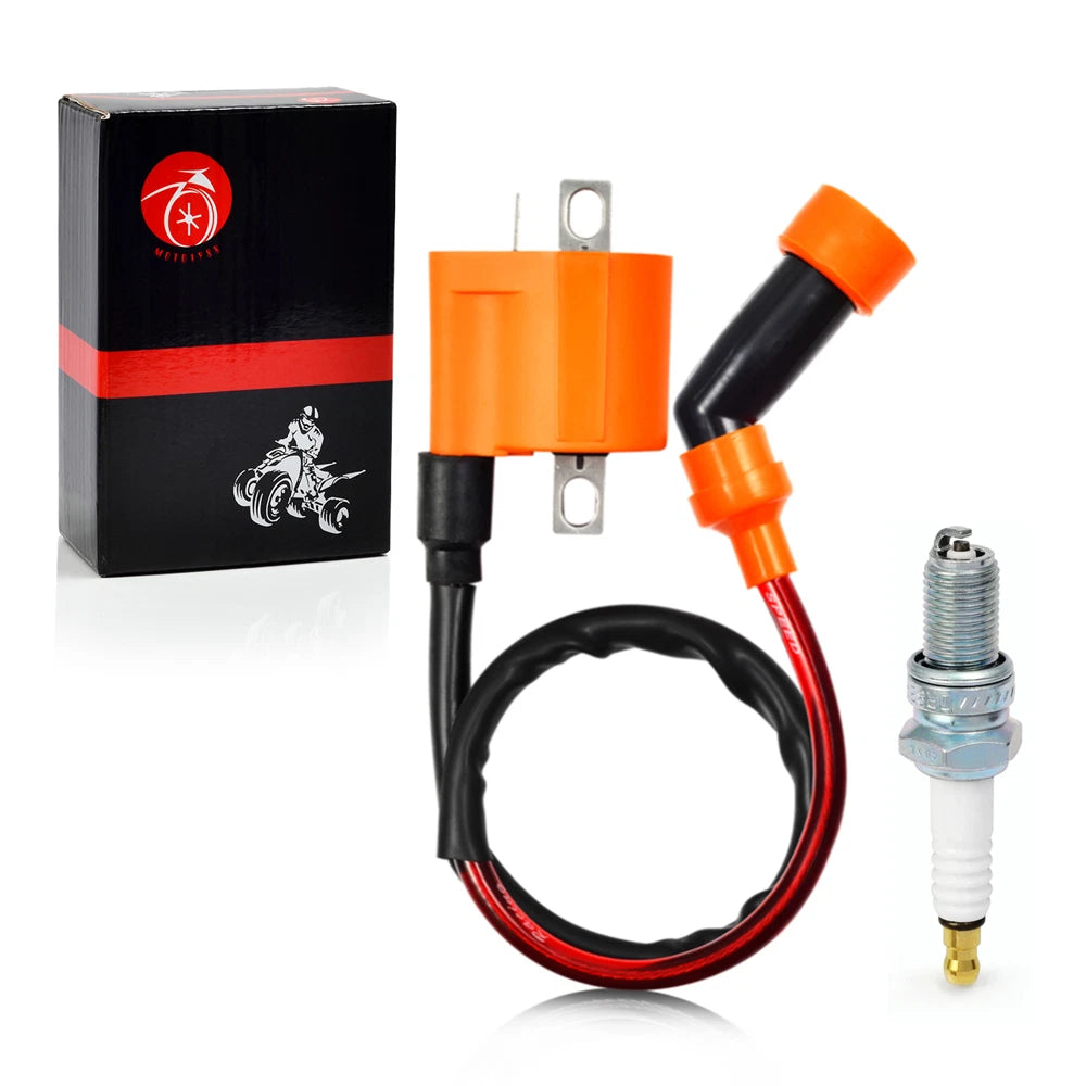Ignition Coil Spark Plug with Cap for Arctic Cat A FIS 4x4 500 ATV (1999–2009)