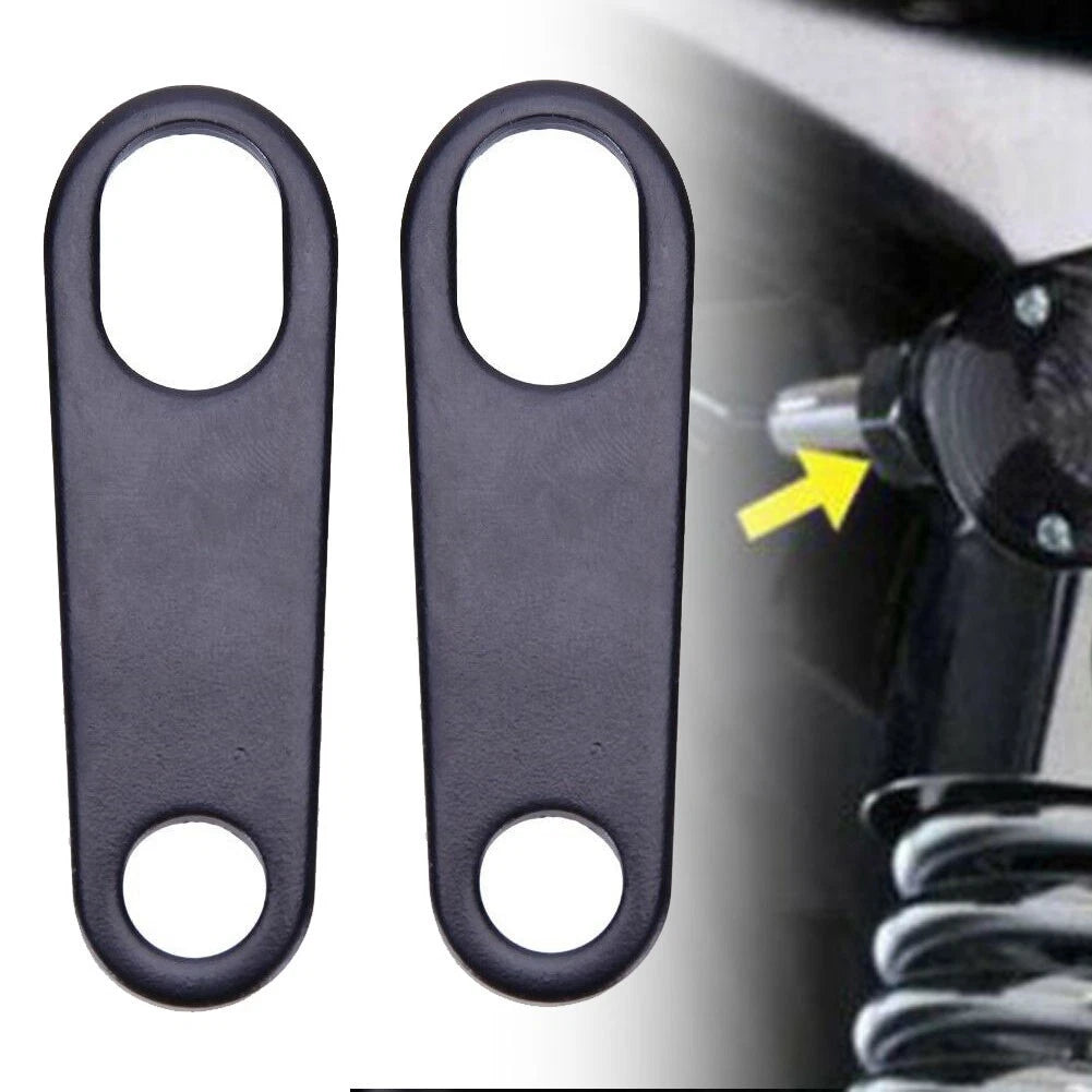Indicator Motorcycle Shock Brackets for - Black