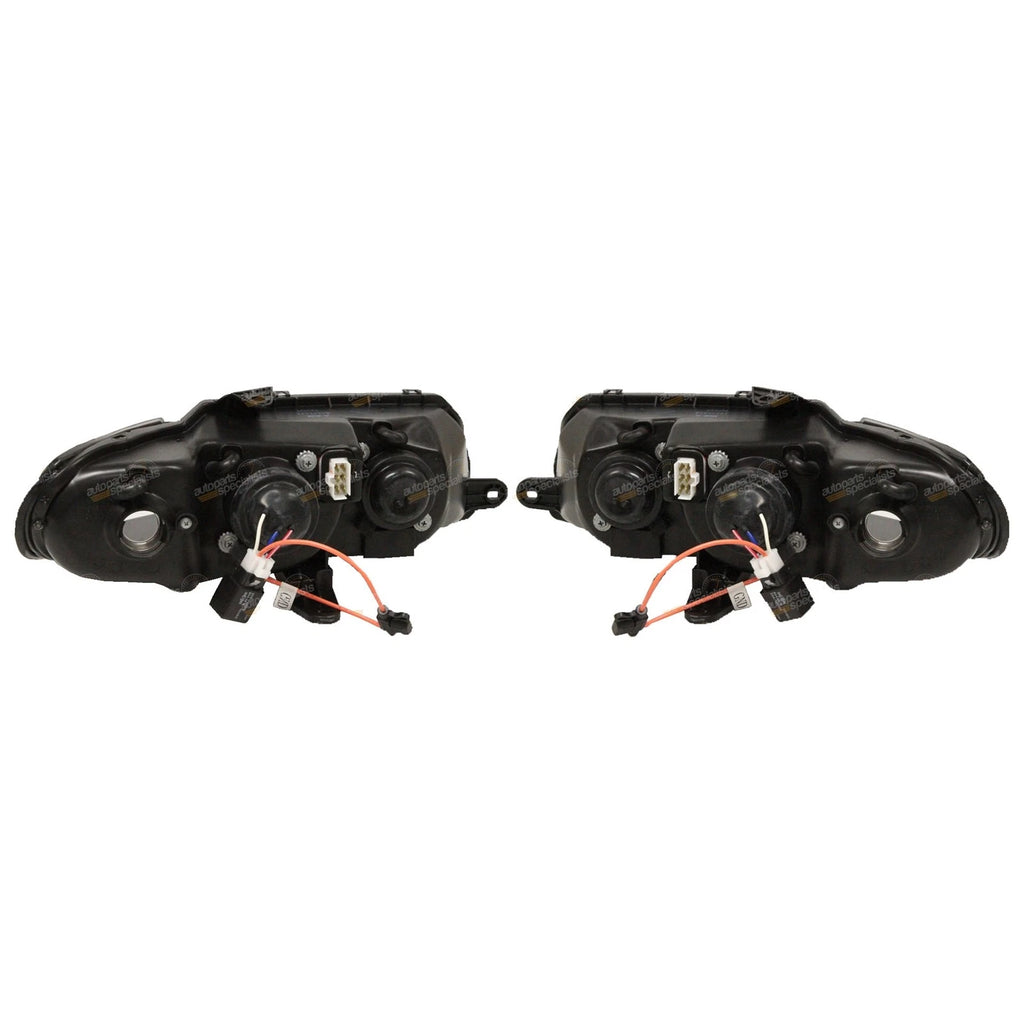 2X Black Projector Headlights for Holden VT Commodore/Calais (1997–2000)