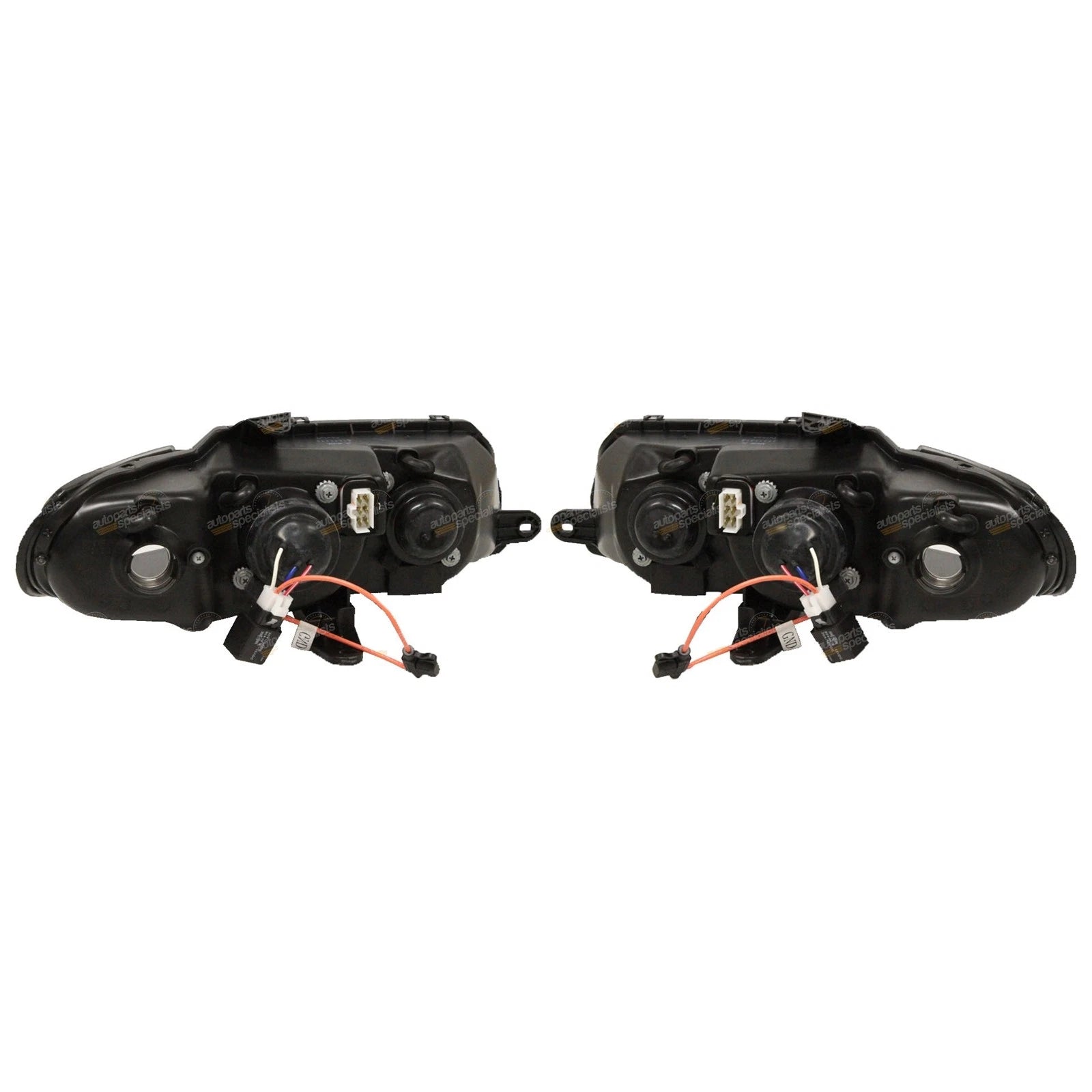 2X Black Projector Headlights for Holden VT Commodore/Calais (1997–2000)