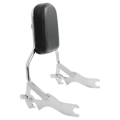 Chrome Detachables Sissy Bar Backrest for Harley Softail Fat Bob (2018–2025)
