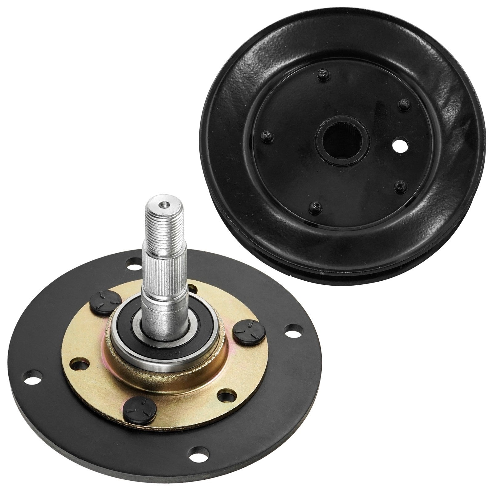 Deck Spindle and Pulley Replacement for White Outdoor LT135 LT145 (1987–1995)