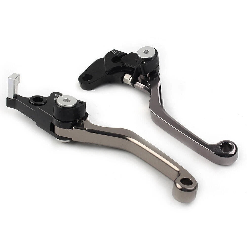 Titanium CNC Pivot Clutch Brake Levers For Suzuki DRZ400S DRZ400SM DRZ400E 00-22