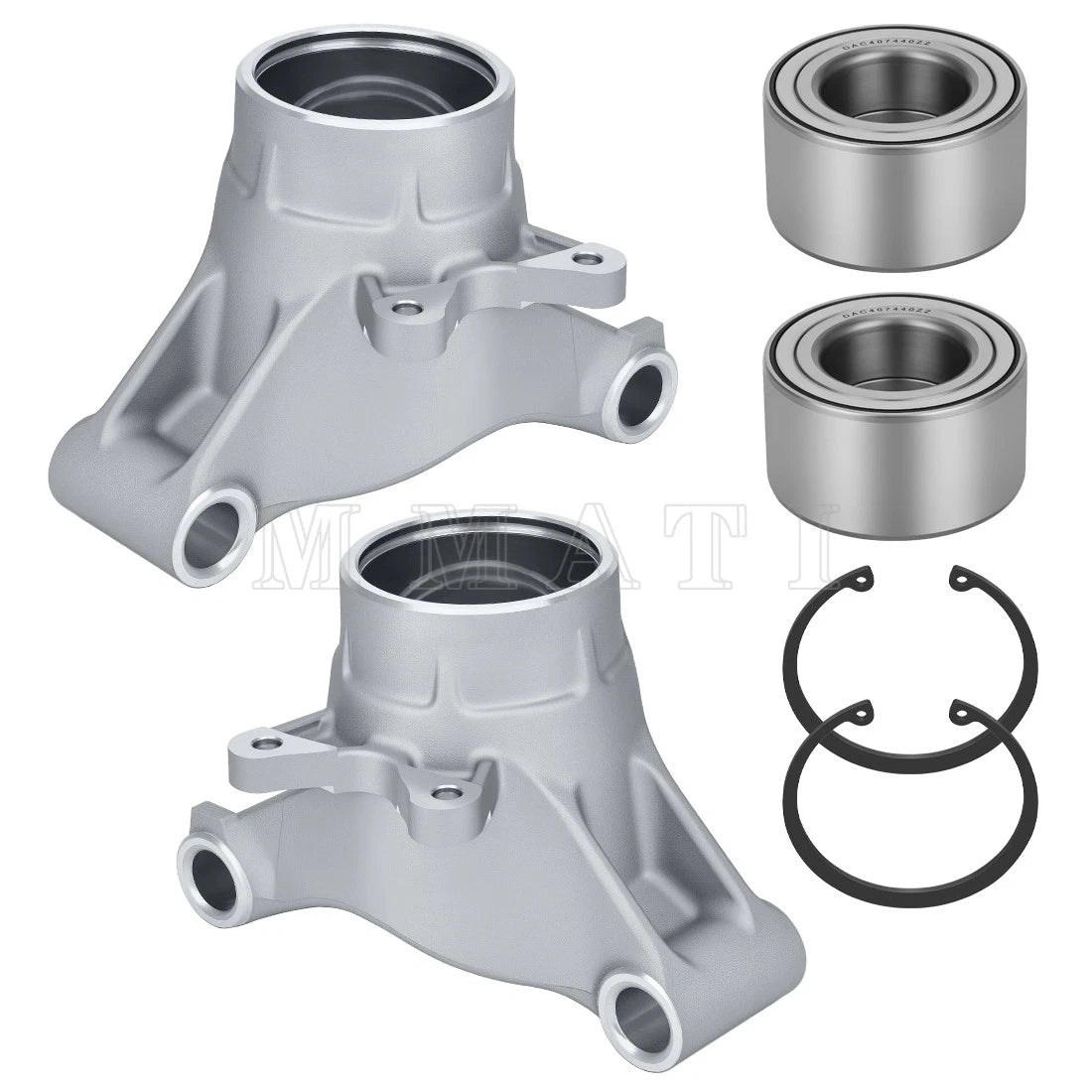 Left & Right Rear Wheel Carriers w/ Bearings Kit for Polaris RZR 4 800 (2010–2014)