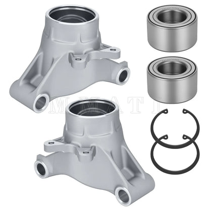 Left & Right Rear Wheel Carriers w/ Bearings Kit for Polaris RZR 4 800 (2010–2014)