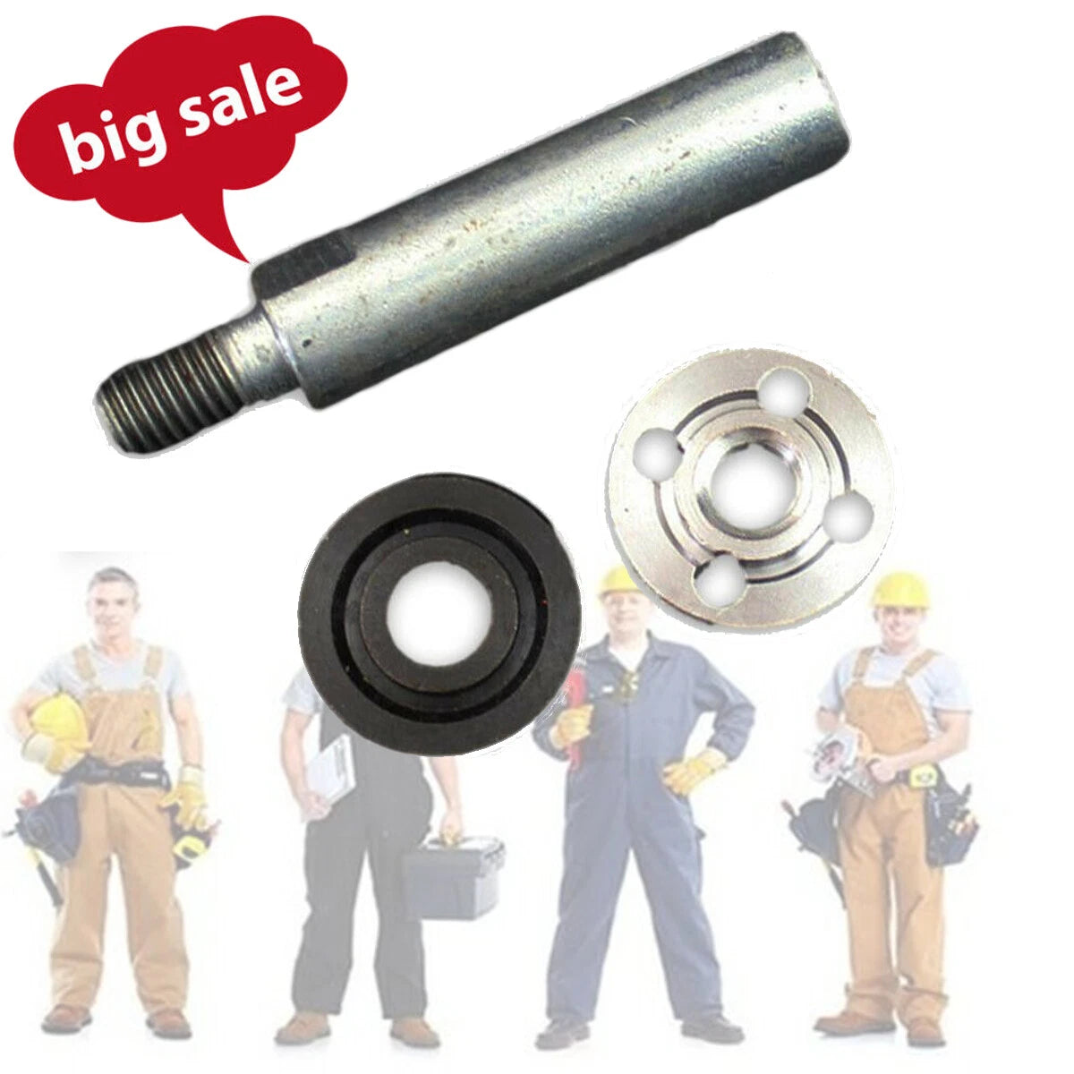 3X M10 Angle Grinder Extension Connecting Rod Adapter Polishing Accessory