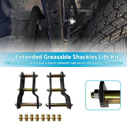 2" Rear Extended Lift Greasable Shackle for Mazda BT50 (2011–2023)