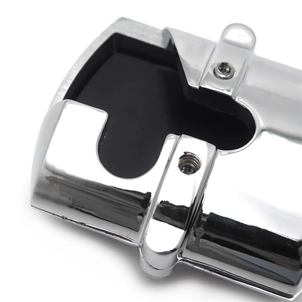 Chrome Brake Pedal Pad for HTTMT (Black Rubber)