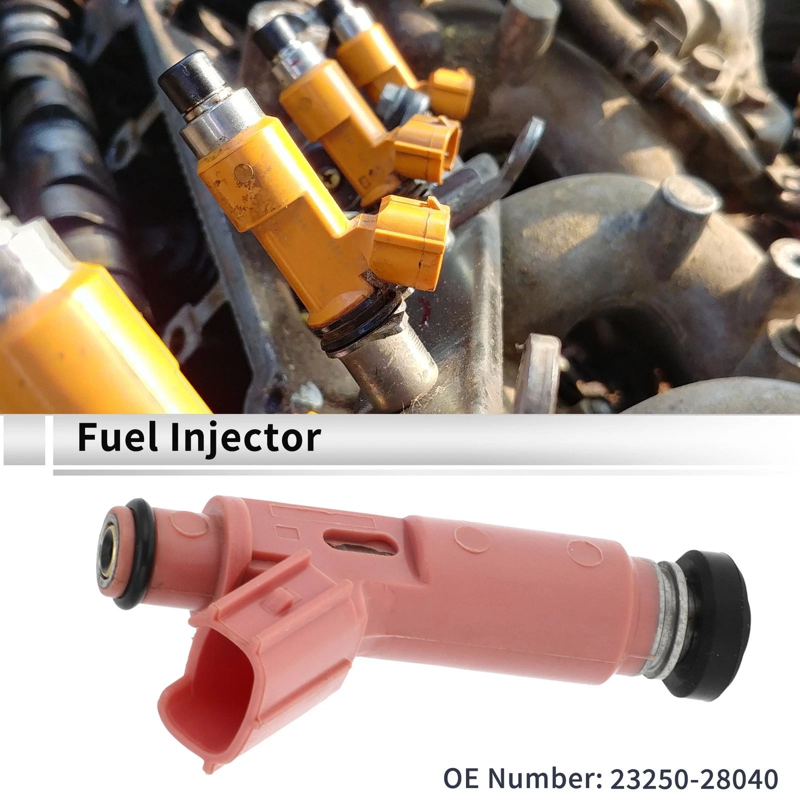Fuel Injector Replacement for Toyota RAV4 00-05 1pc Pink