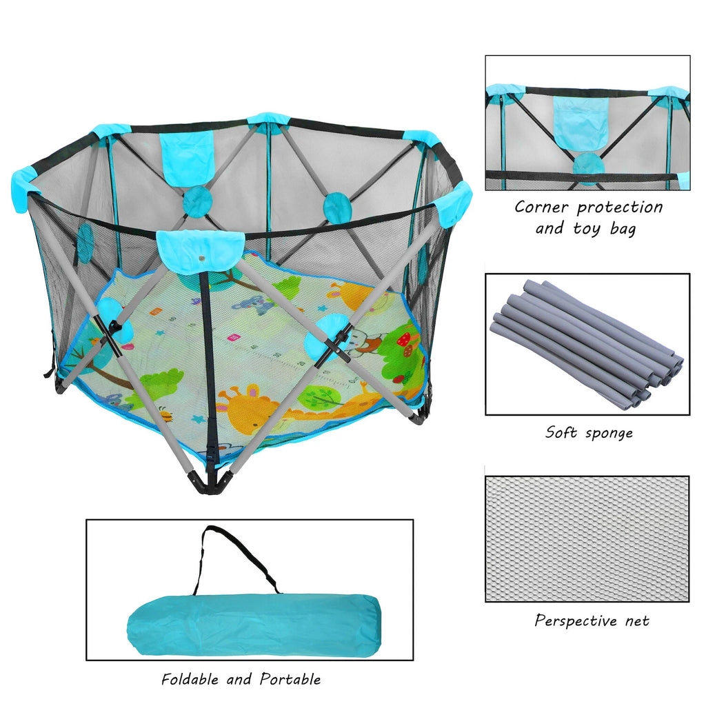 Portable Playard for Pets & Babies (Indoor/Outdoor)