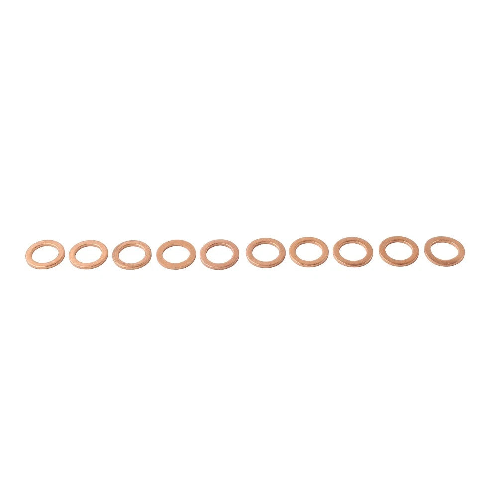 10Pcs M121.5 Copper Oil Drain Plug Gasket Seal Ring for Universal Fit