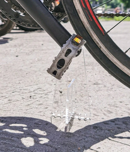 2X Stable Foot Support for Bikes (Lightweight Acrylic)