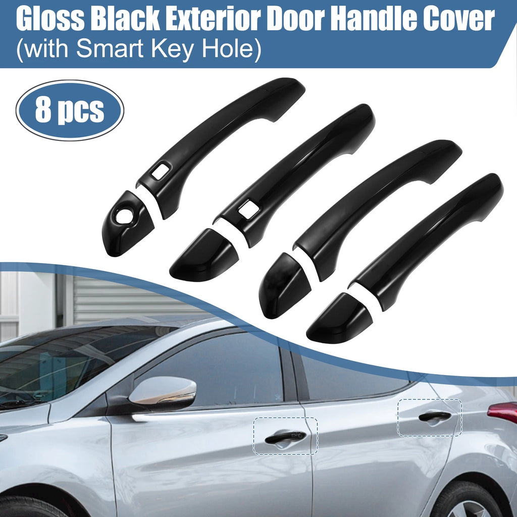 Exterior Side Door Handle Cover Trim Kit for Hyundai Elantra (2017–2020)