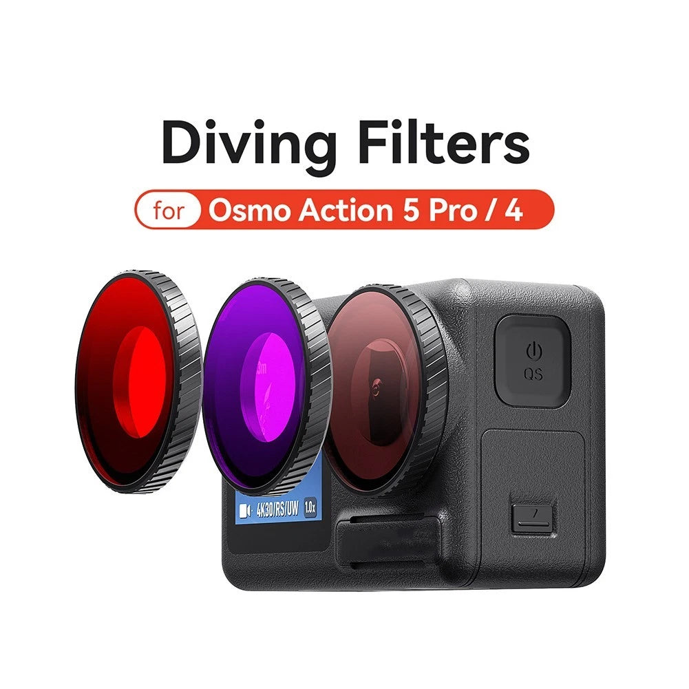 Waterproof Fog Resistant Lens Filter for Osmo Action 5 Pro