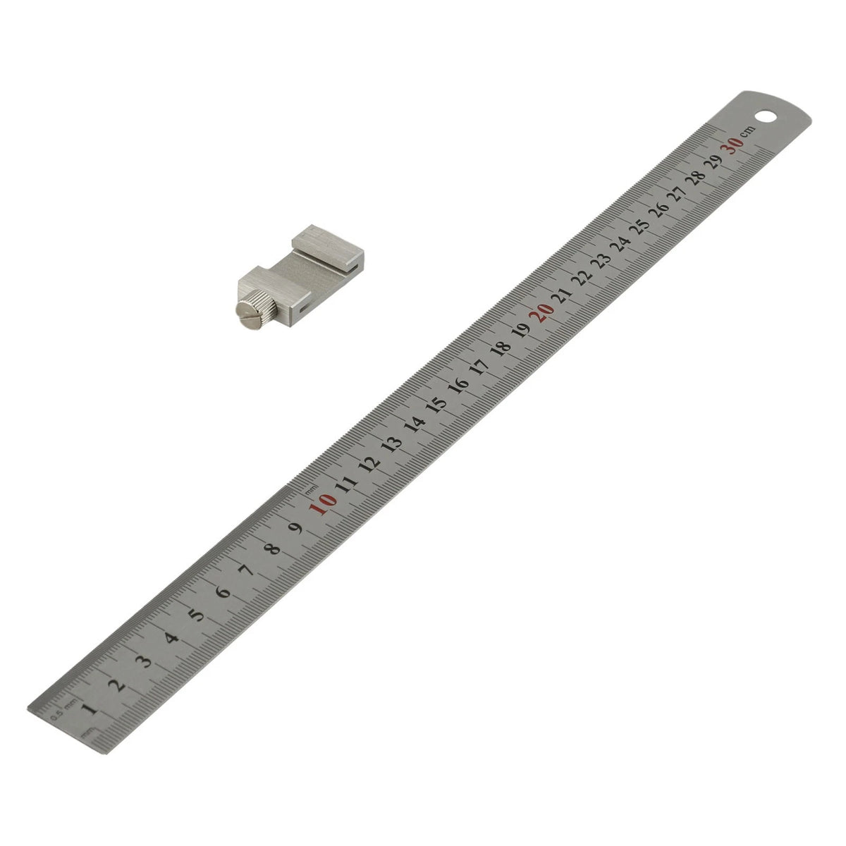 Measurement Set 30cm Gauging Tool with Steel Ruler for Woodworking
