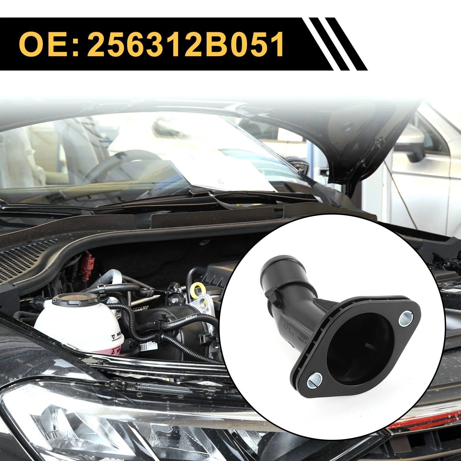 Engine Coolant Thermostat Housing Assembly for Hyundai Accent for Kia (2012–2017)