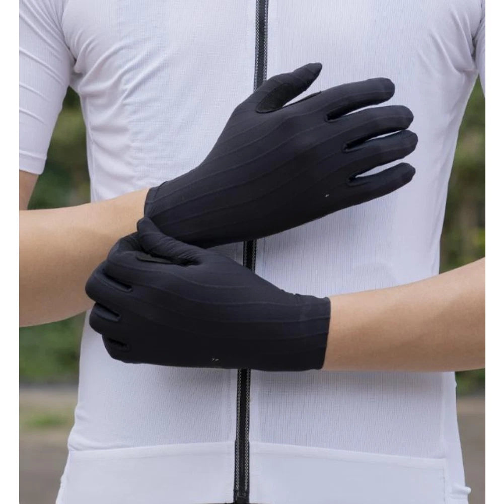 Long Finger Cycling Gloves with 3D Thickened Palm Pads for Summer Riding