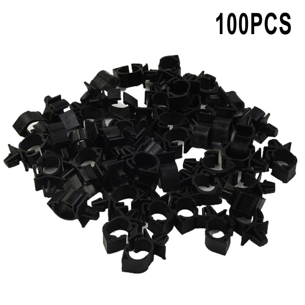 Set of 100 Wiring Harness Fasteners Clips for Universal Applications