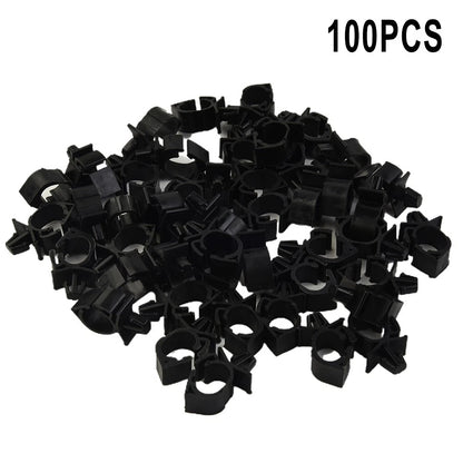 Set of 100 Wiring Harness Fasteners Clips for Universal Applications