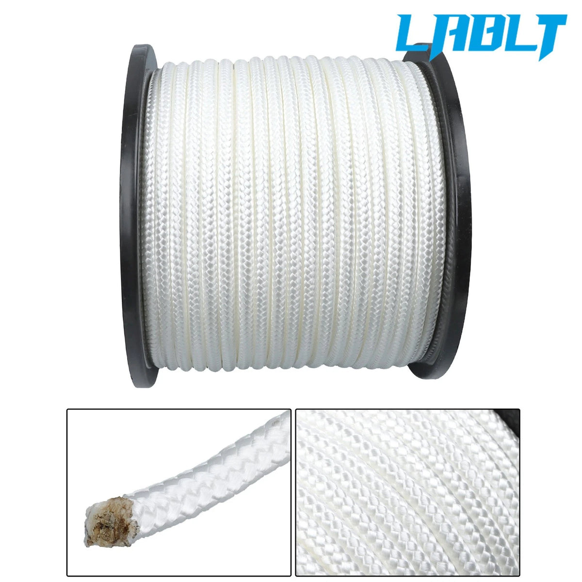 3/8" Nylon Rope for Camping Hiking Swing (250')