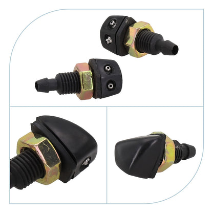 2X Windshield Wiper Washer Spray Nozzles for
