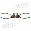 7/8" Handle Bar End Rearview Mirrors for Harley Davidson (Universal)